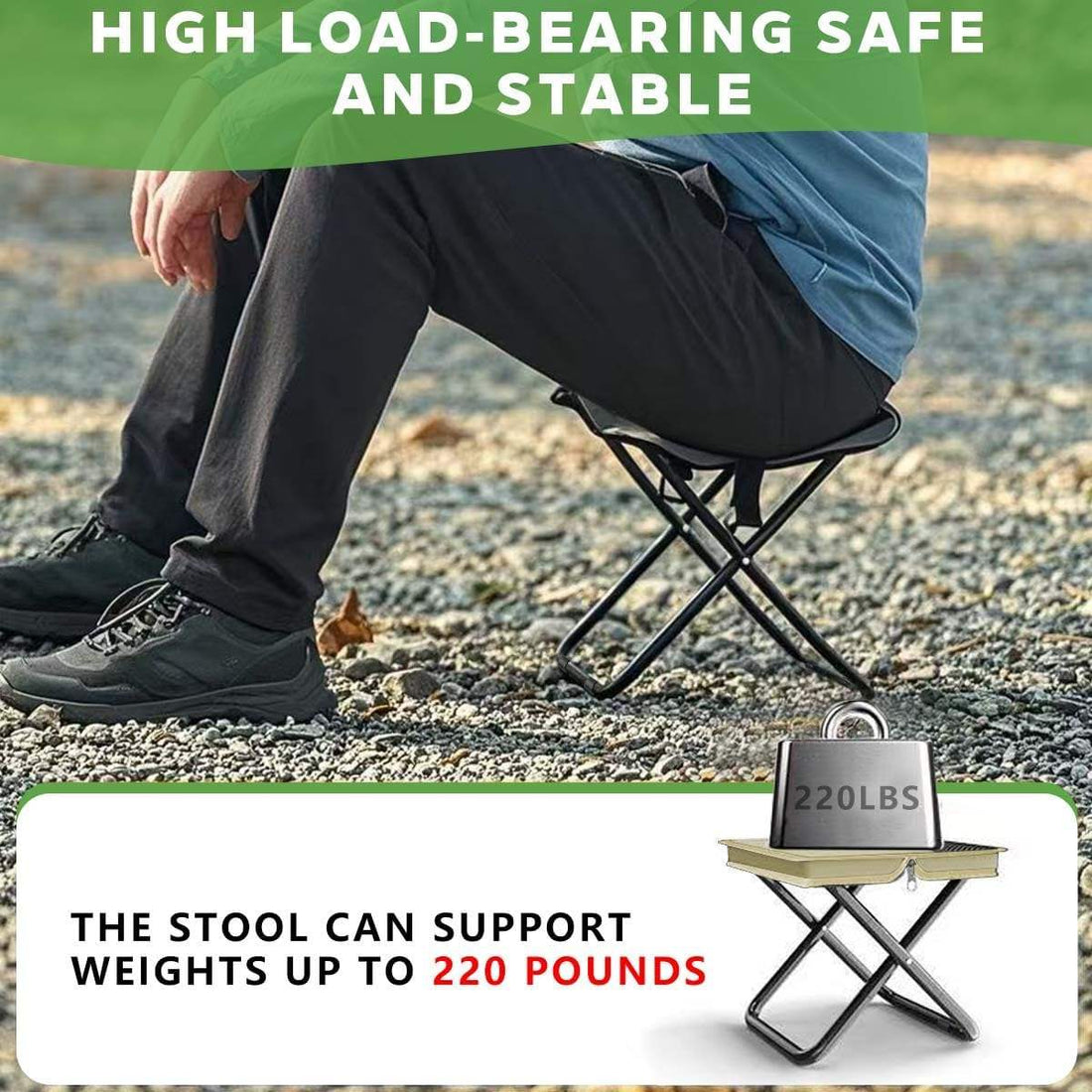 2-in-1 Heavy Duty Collapsible Camping Wagon Cart