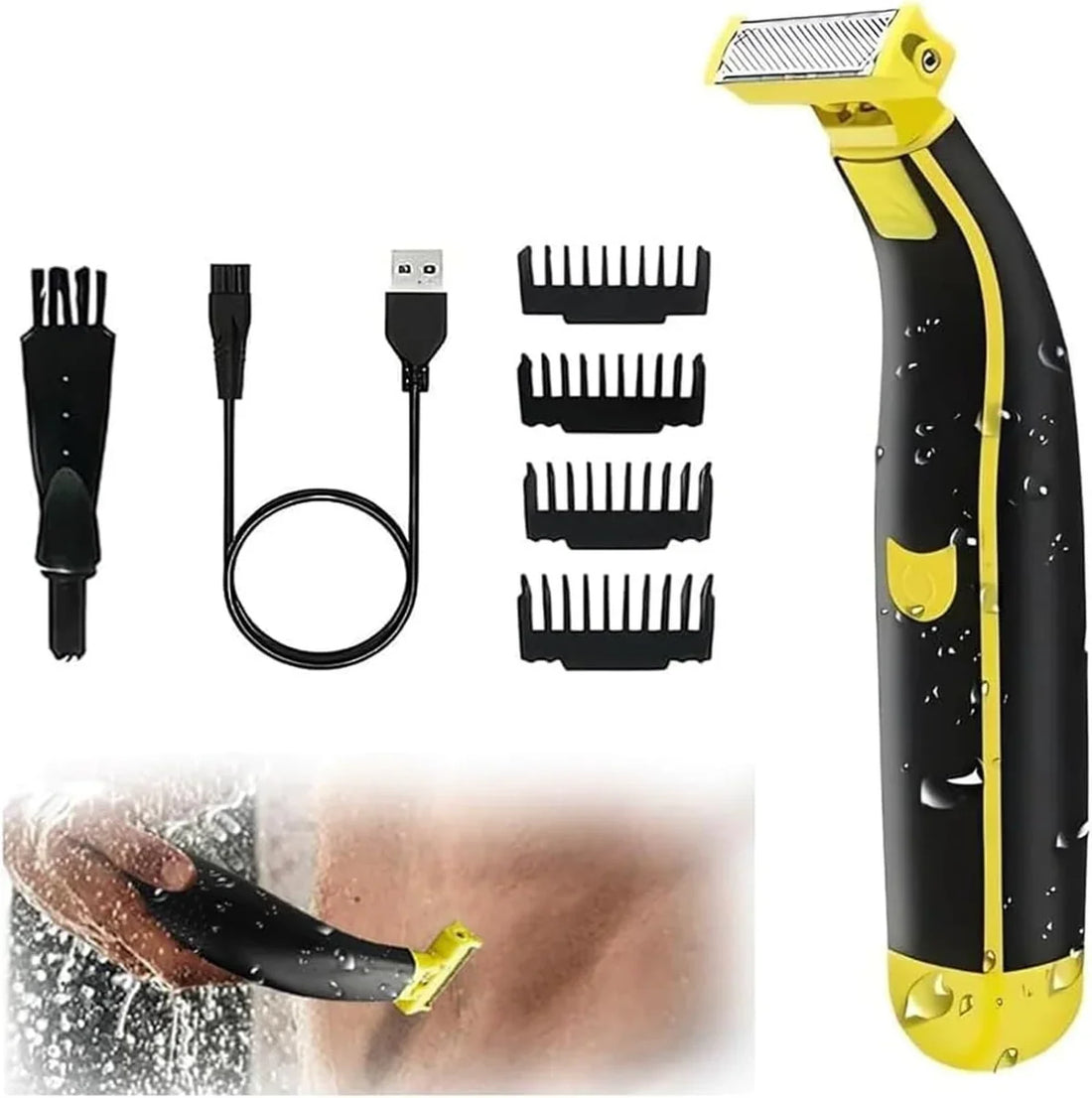 Aqua Trim Pro Waterproof Body Shaver for Men